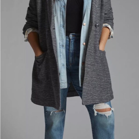 Anthropologie Sanctuary knit long line blazer - Picture 5 of 11